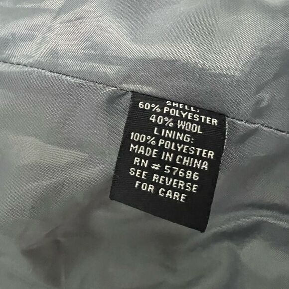 New look grey pea coat - Picture 5 of 11